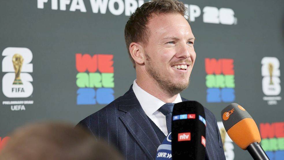 Der Bundestrainer hat das große Ziel für die WM 2026 längst ausgerufen. Foto: Christian Charisius/dpa