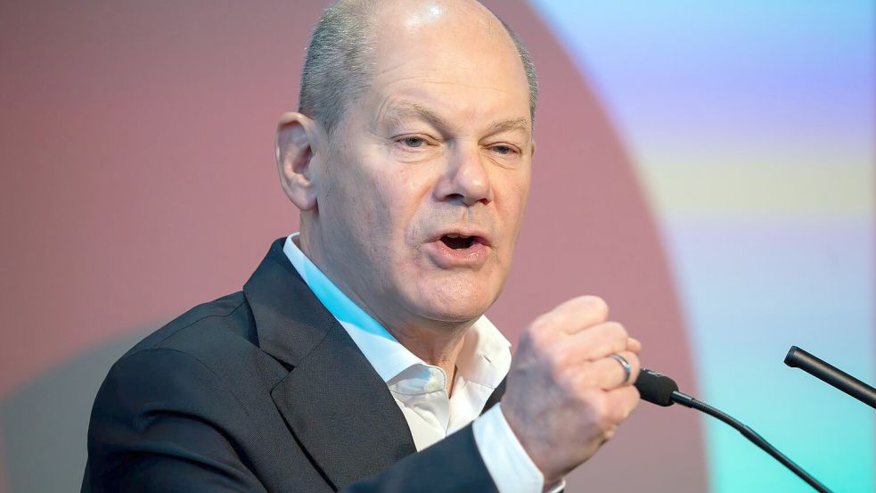 Scholz will für die SPD erneut Kanzler werden. Foto: Soeren Stache/dpa