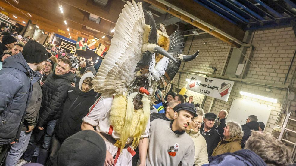 Das Klaasohm-Fest 2024 ging friedlich über die Bühne. Foto: Hock