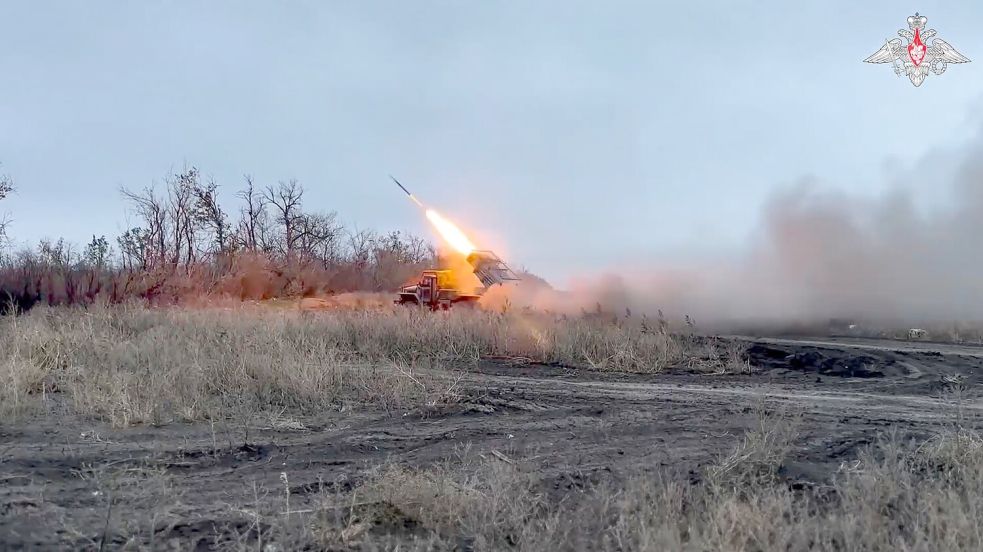 Russland schickt neben eigenen Soldaten auch Nordkoreaner in den Angriffskrieg gegen die Ukraine. Foto: Uncredited/Russian Defense Ministry Press Service/AP/dpa