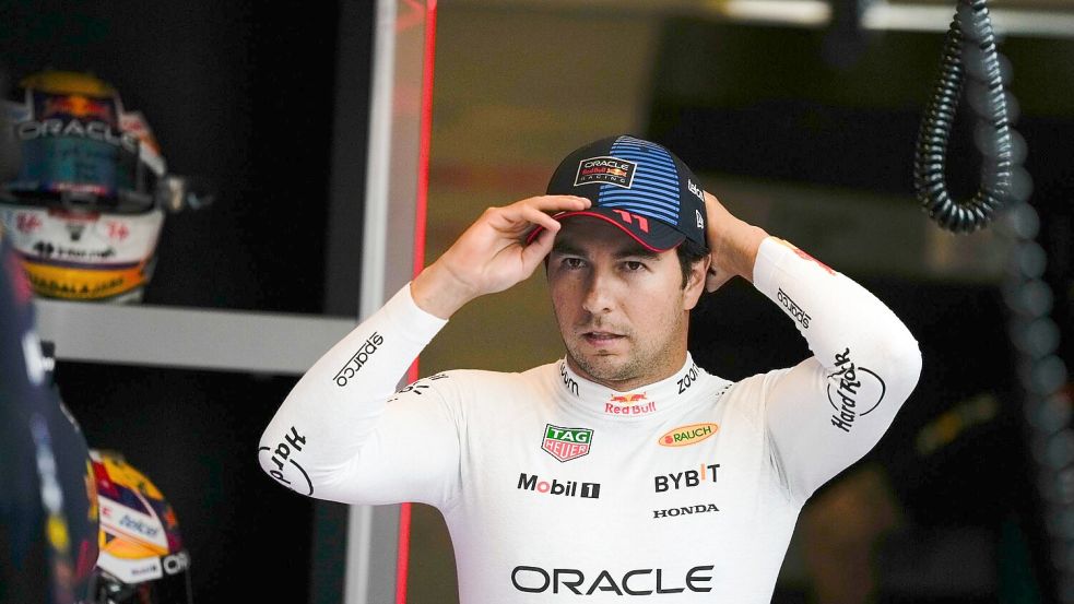 Für Sergio Pérez geht es bei Red Bull nicht weiter. Foto: Altaf Qadri/AP