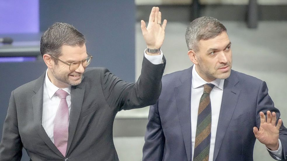 Mehrere Rednerinnen und Redner dankten dem früheren Bundesjustizminister Marco Buschmann (FDP), der die nicht-öffentlichen Verhandlungen zu dem Gesetzentwurf moderiert hatte. Foto: Kay Nietfeld/dpa