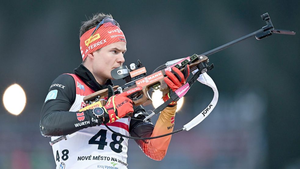 Philipp Horn wird als Vierter im Sprint bester Deutscher. Foto: Hendrik Schmidt/dpa