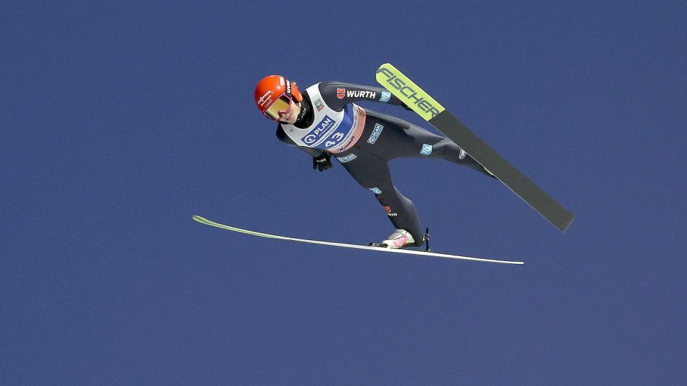 Katharina Schmid bei der ersten Two-Nights-Tour. Foto: Karl-Josef Hildenbrand/dpa