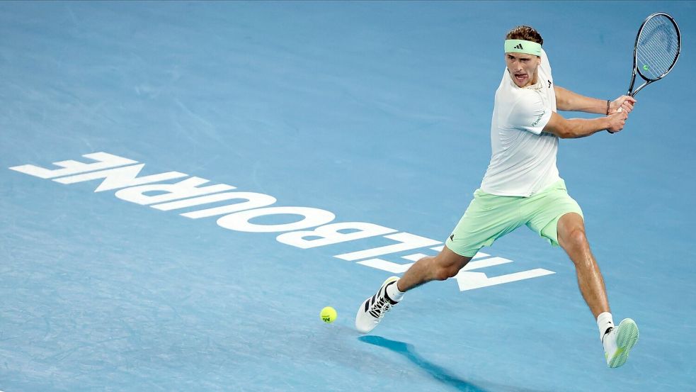 Will bei den Australian Open um seinen ersten Grand-Slam-Turniersieg kämpfen: Alexander Zverev. Foto: Asanka Brendon Ratnayake/AP/dpa