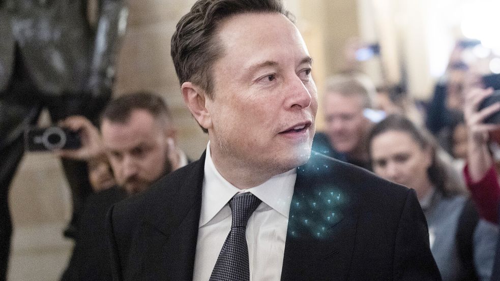 Elon Musk mischt sich in den deutschen Bundestagswahlkampf ein und ruft in einem Gastbeitrag in der „Welt“ zur Wahl der AfD auf. Foto: IMAGO/Tom Williams