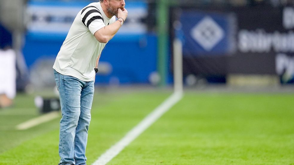 Ab sofort hören die Fußballer von Union Berlin auf das Kommando von Trainer Steffen Baumgart. Foto: Marcus Brandt/dpa