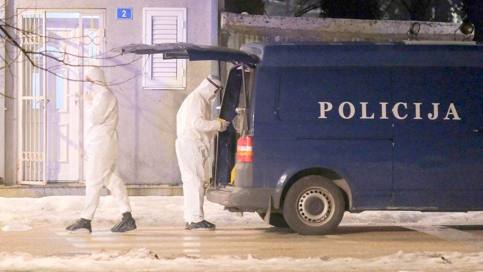 Ein Mann hat in einer montenegrinischen Kleinstadt mehrere Menschen getötet. Foto: Risto Bozovic/AP/dpa