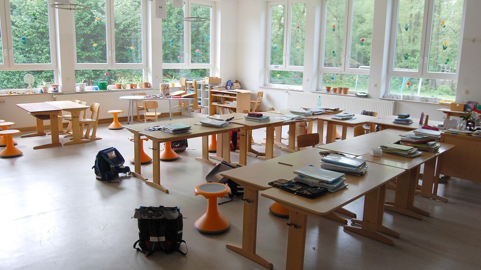 Im Schuljahr 2026/27 wird auch an der Grundschule Elisabethfehn-West Ganztagsbetrieb eingeführt. Dafür wird eine Mensa gebaut für die Schule an der Rosenstraße. Archivfoto: Fertig