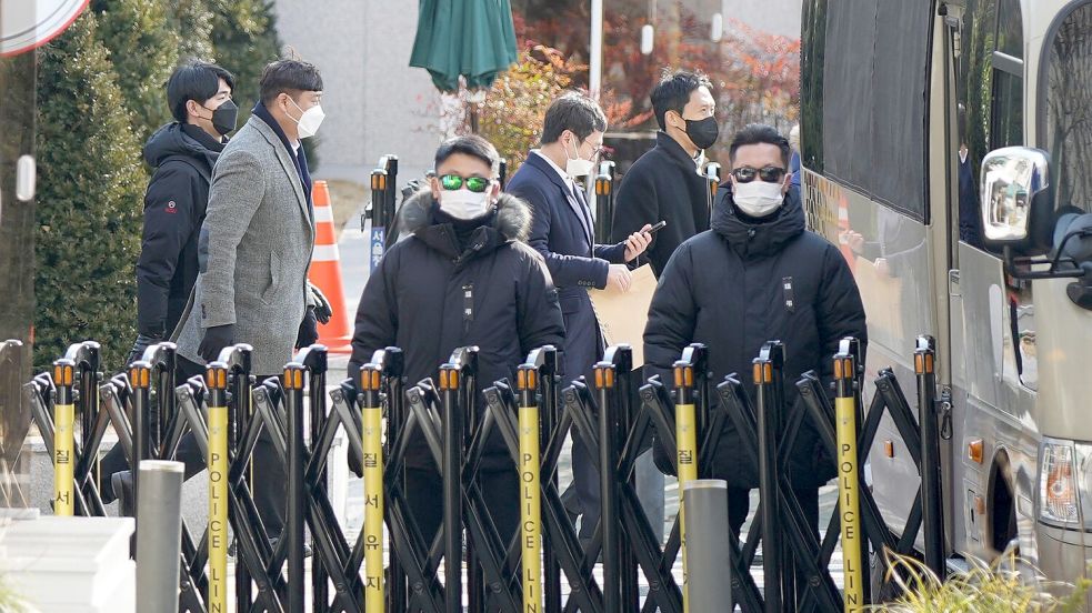 Der Sicherheitsdienst hatte die Ermittler nicht zum Präsidenten vorgelassen. Foto: Lee Jin-man/AP/dpa