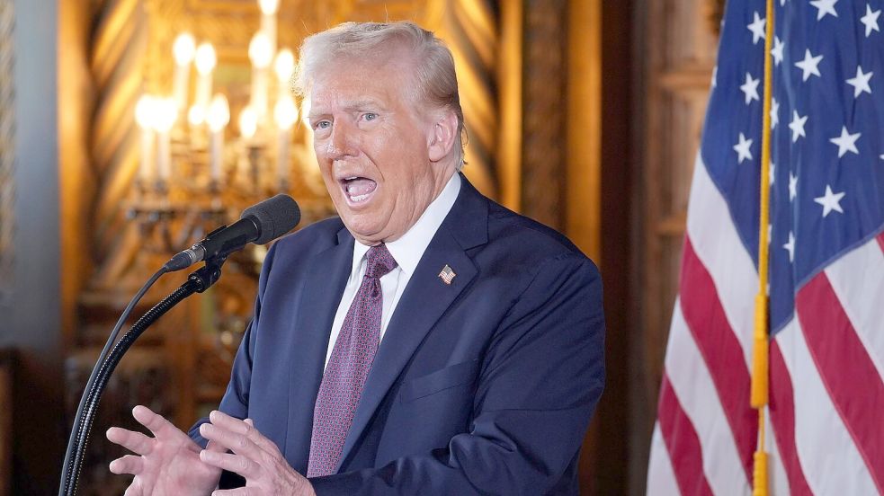 Trump verspricht eine weitere Pressekonferenz: „Wir werden dies wieder tun.“ Foto: Evan Vucci/AP/dpa