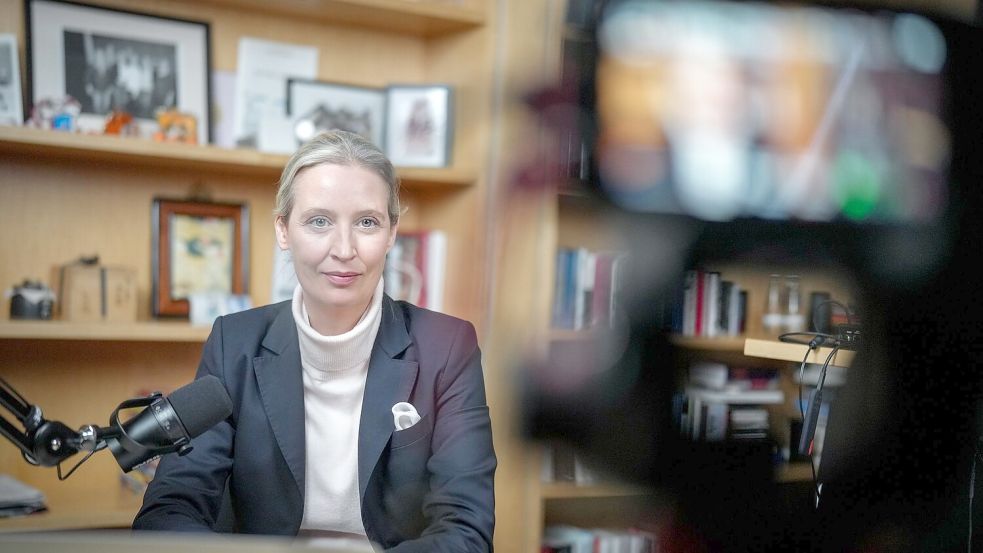 Was bleibt vom Talk Weidel Foto: Kay Nietfeld/dpa-POOL/dpa