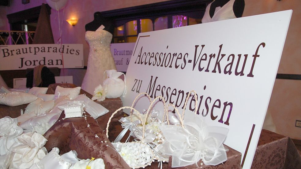 Hochzeitswillige haben bei der Eventmesse in Ostrhauderfehn einiges zu entdecken. Foto: Archiv