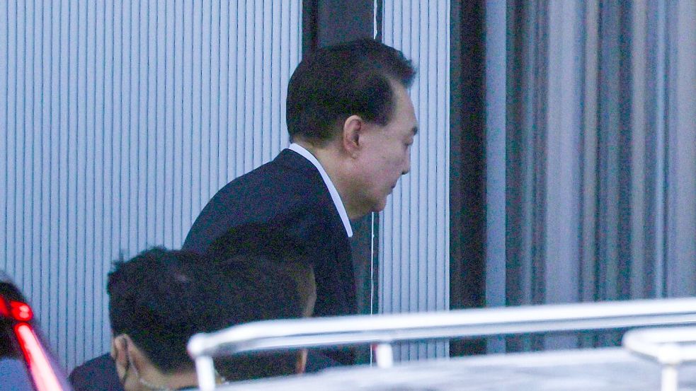 Yoon Suk Yeol verweigert bei der Korruptionsermittlungsbehörde für hochrangige Beamte nach wie vor seine Aussage. Foto: Uncredited/Korea Pool/AP/dpa