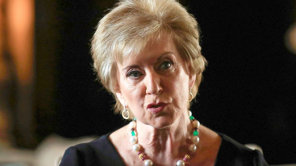 Linda McMahon ist als Bildungsministerin vorgesehen. (Archivbild) Foto: Manuel Balce Ceneta/AP/dpa