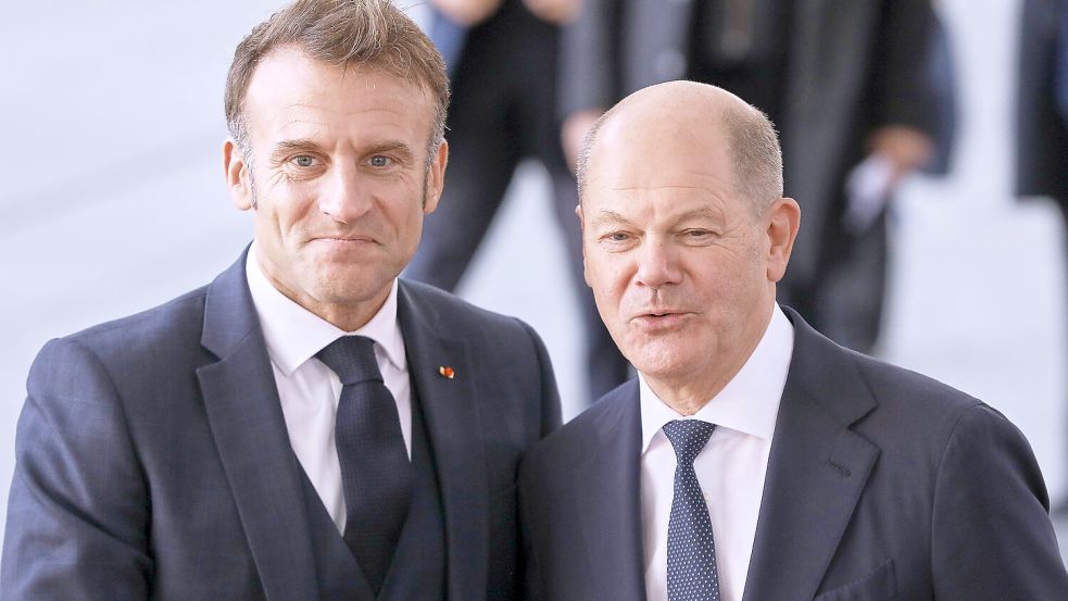 Deutsch-französische Liaison zwischen Macron und Scholz, oder? Foto: IMAGO/dts Nachrichtenagentur