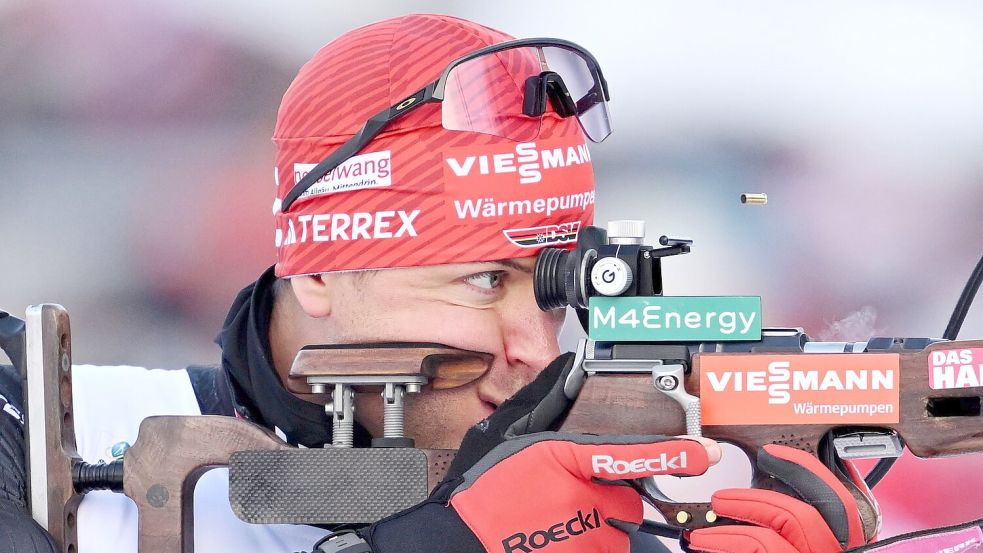 Philipp Nawrath will sich in Antholz steigern. Foto: Sven Hoppe/dpa