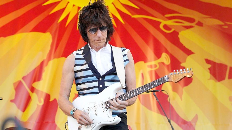 Jeff Beck gilt als einer der großartigsten Gitarristen der Musikgeschichte Foto: Gerald Herbert/AP