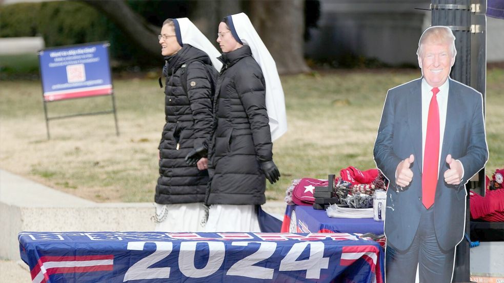 Beim „March for Life“ hat Trump viele Fans. Foto: Ben Curtis/AP/dpa