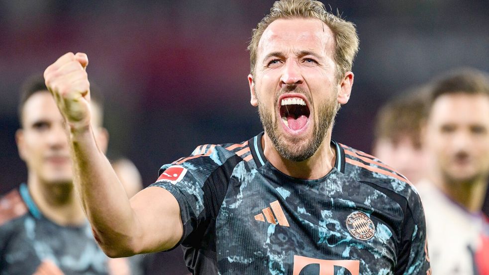 Yes! Harry Kane trifft nun auch wieder aus dem Spiel heraus. Foto: Tom Weller/dpa