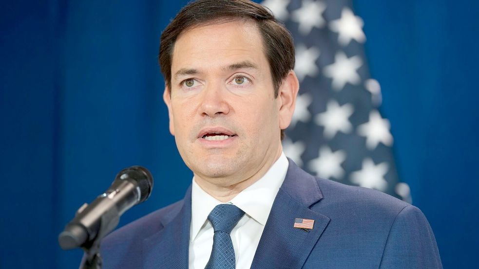 Außenminister Rubio begrüßte den Plan. Foto: Mark Schiefelbein/Pool AP/AP/dpa