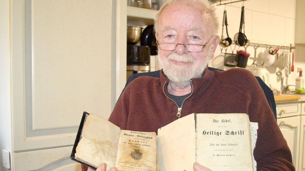 Otto Brockmann aus Ostrhauderfehn entdeckte auch alte Kirchenbücher.