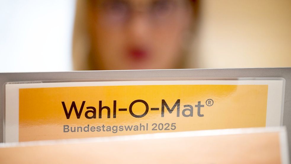 Der Wahl-O-Mat soll besonders auch junge Menschen ansprechen. Foto: Sebastian Christoph Gollnow/dpa