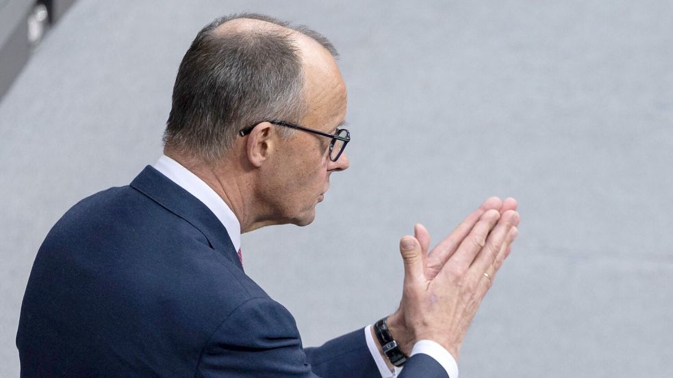 Friedrich Merz, Kanzlerkandidat der Union, fordert schon lange einen härteren Kurs in der Migrationspolitik (Archivbild). Foto: Hannes P Albert/dpa