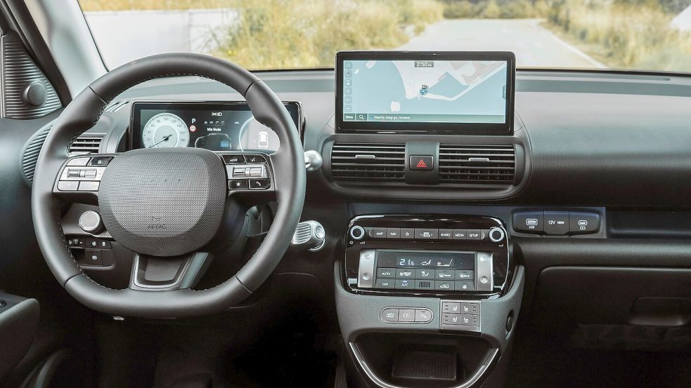 Das Interieur ist gut verarbeitet und geräumig. Foto: Hyundai