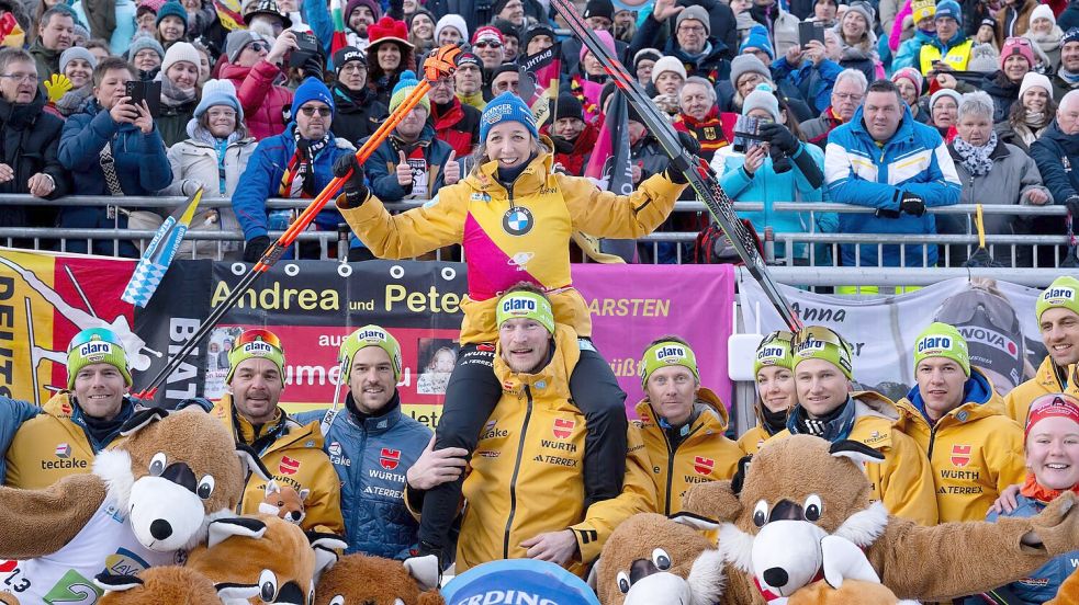 Franziska Preuß überragte in diesem Winter bislang. Foto: Sven Hoppe/dpa