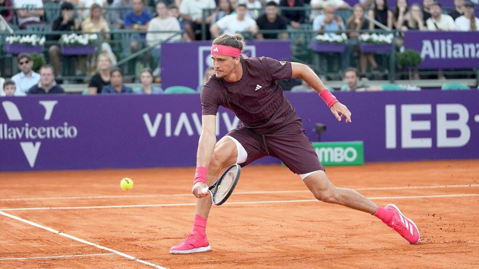 Alexander Zverev steht beim Sandplatzturnier in Buenos Aires im Viertelfinale Foto: Gustavo Garello/AP/dpa