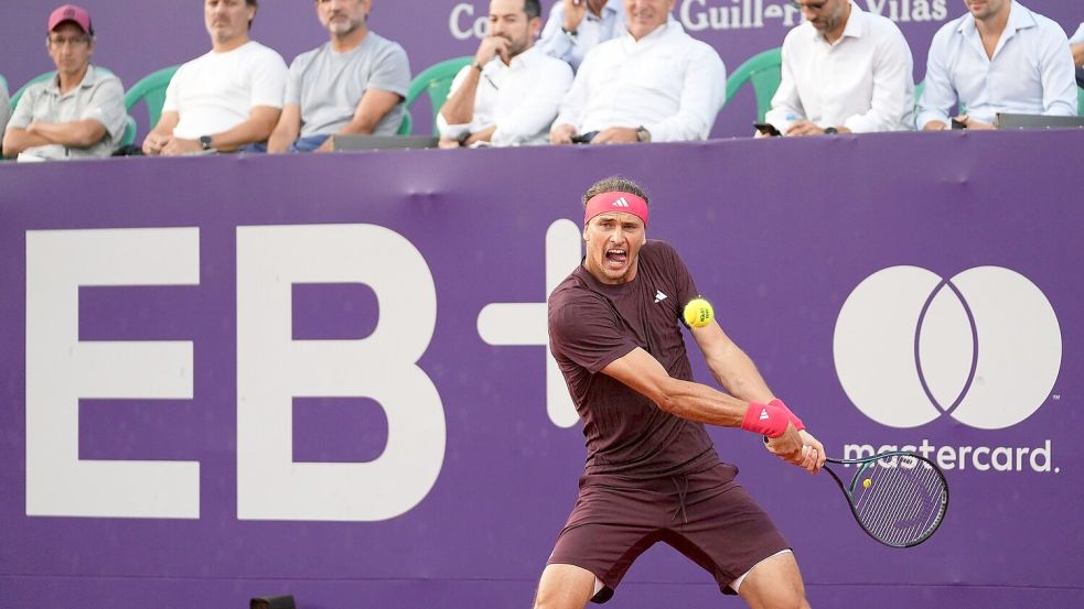 Legte einen guten Start ins Sandplatzturnier hin: Alexander Zverev Foto: Gustavo Garello/AP/dpa