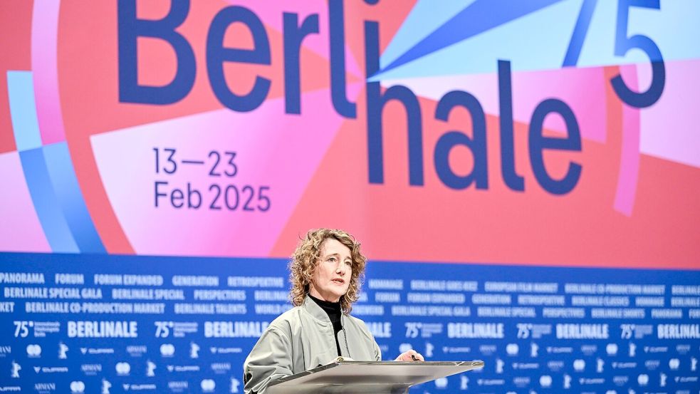 Tricia Tuttle leitet die Berlinale dieses Jahr zum ersten Mal. (Archivbild) Foto: Jens Kalaene/dpa