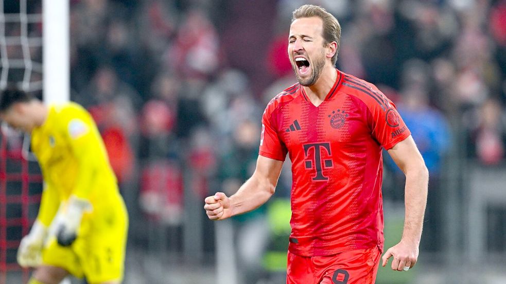 Harry Kane ist der beste Torschütze der Bundesliga. Foto: Sven Hoppe/dpa