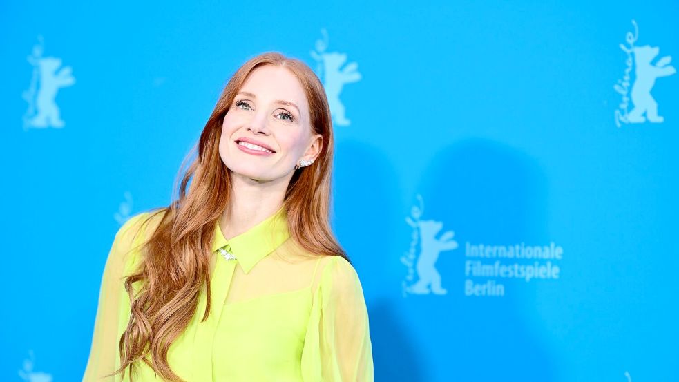 Jessica Chastain ist im Wettbewerbs-Film „Dreams“ zu sehen. Foto: Sebastian Christoph Gollnow/dpa