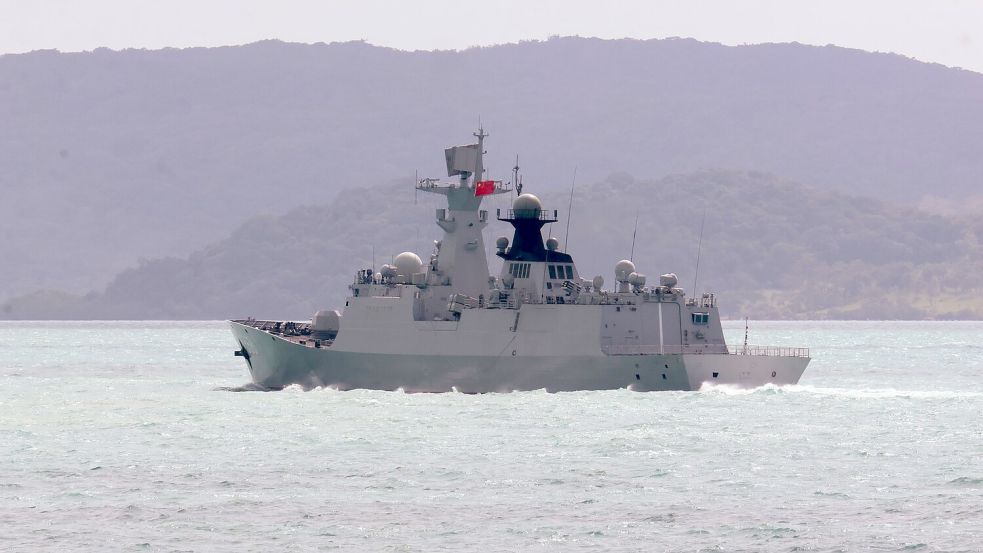 Australien und Neuseeland beobachten die chinesischen Schiffe mit Sorge. Foto: Uncredited/Royal Australian Navy/ADF/AP/dpa