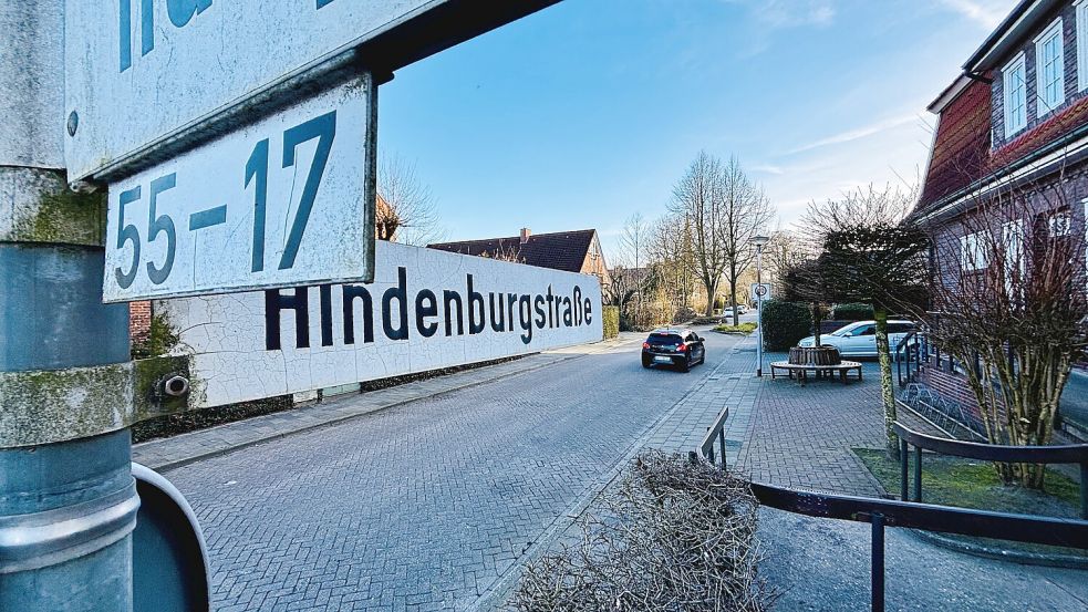 Die Hindenburgstraße befindet sich im Leeraner Stadtteil Loga. Foto: Ortgies