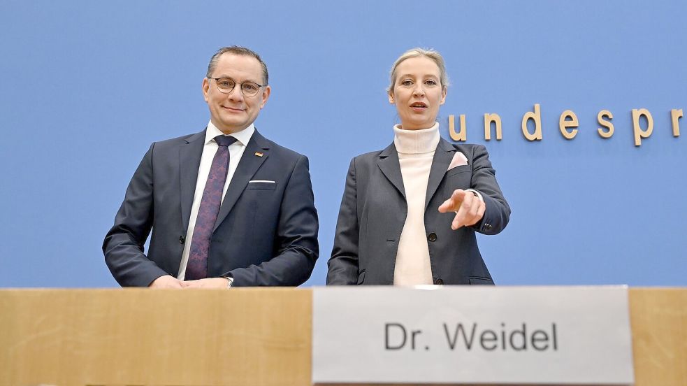 Die Parteivorsitzende der AfD, Alice Weidel, schielt schon auf die nächste Bundestagswahl. Foto: Sören Stache/dpa