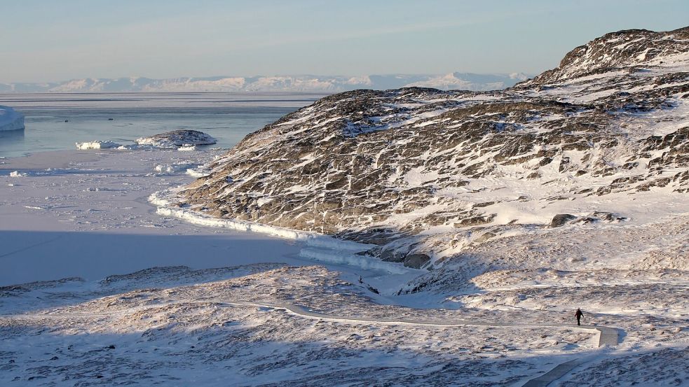 Grönland ist ein Land voller Eis und Schnee. Unter der Erdoberfläche lagern jedoch immense Rohstoffvorkommen. Foto: Steffen Trumpf/dpa