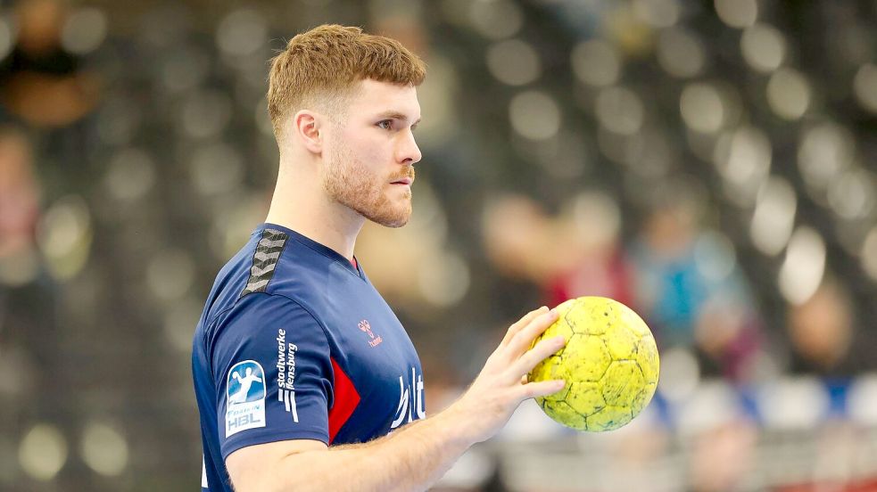 Noch im Flensburg-Trikot: Johannes Golla will Melsungen ärgern. Foto: Frank Molter/dpa