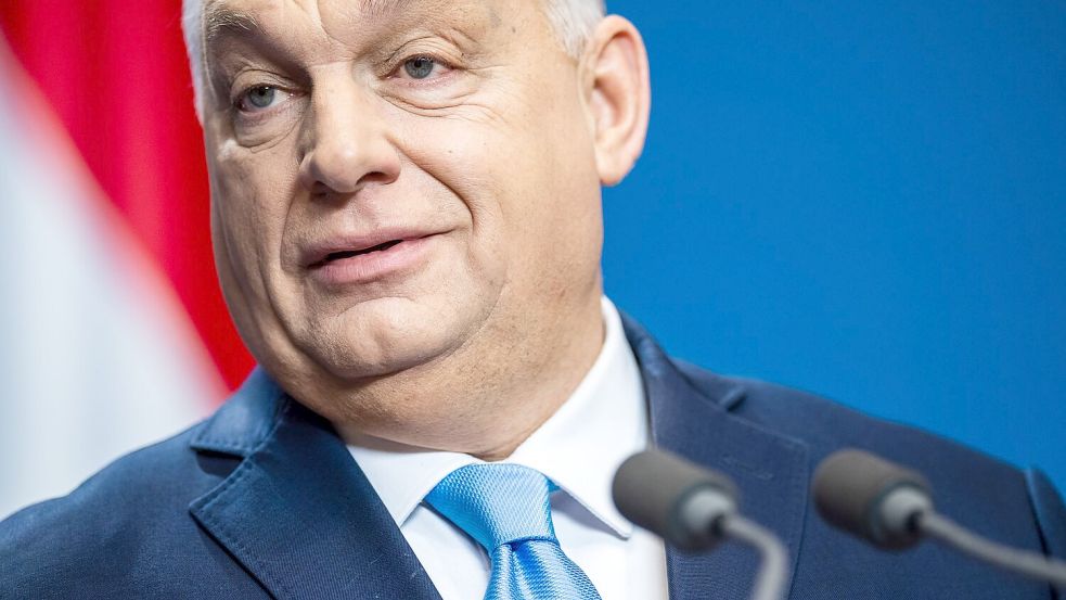 Die EU und ganz Europa wolle Krieg, moniert Orban - „außer Ungarn und dem Vatikan“. Foto: Marton Monus/dpa