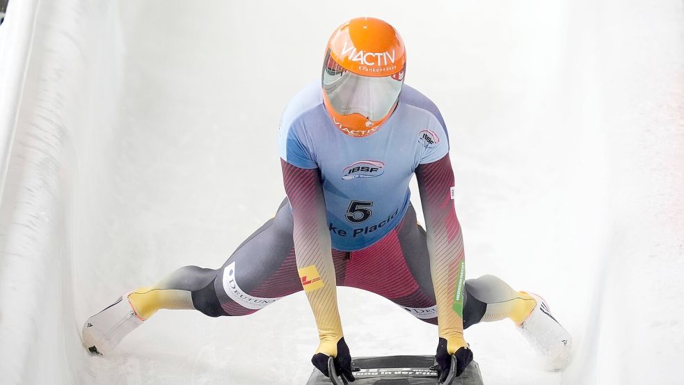 Axel Jungk holte WM-Bronze im Skeleton. Foto: Julia Demaree Nikhinson/AP/dpa