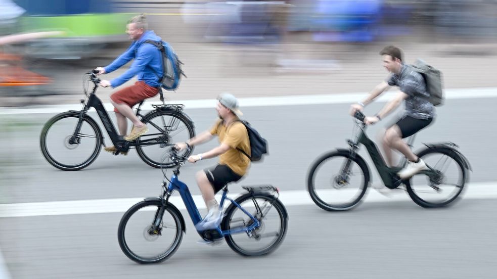 E-Bikes werden viel später verschrottet als es die Industrie angenommen hat. Foto: Arne Dedert/dpa