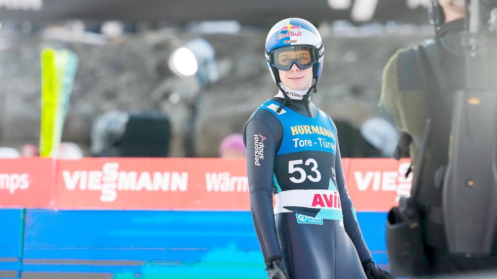 Andreas Wellinger gewinnt in Vikersund. Foto: Terje Bendiksby/NTB/dpa