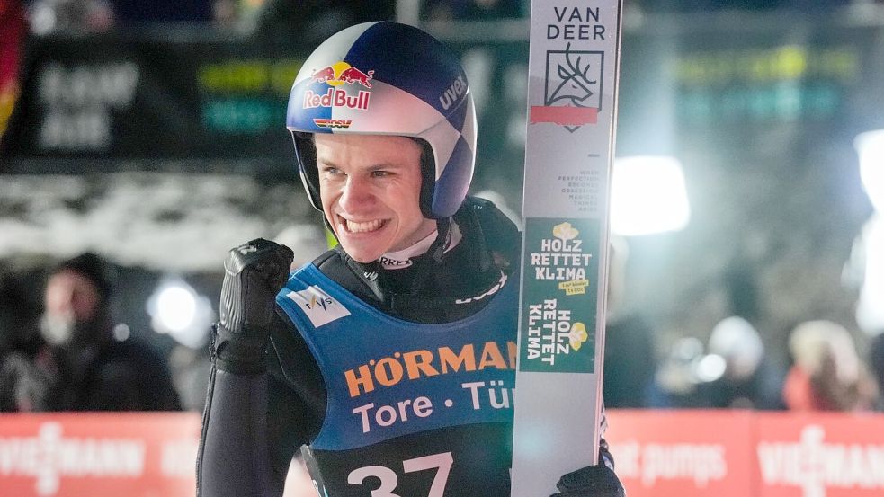 Starke Flüge, große Konstanz: Andreas Wellinger ist nach der WM stark. Foto: Terje Bendiksby/NTB/dpa