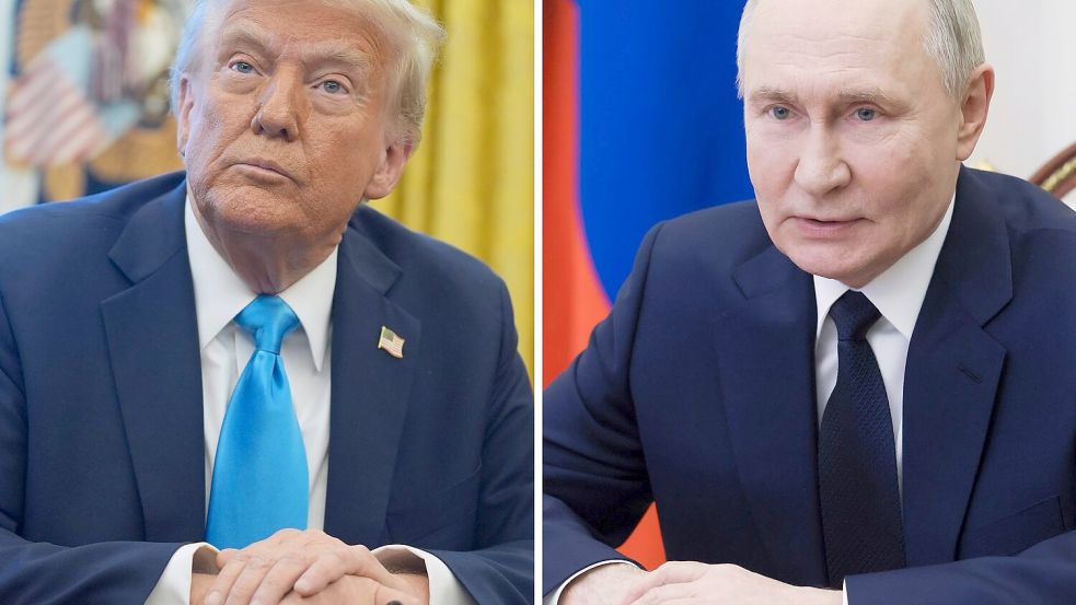 Zweites Telefonat zwischen Trump und Putin: Es geht nur mühsam voran. Foto: Evan Vucci/AP/Mikhail Metzel/Pool Sputnik Kremlin via AP/dpa