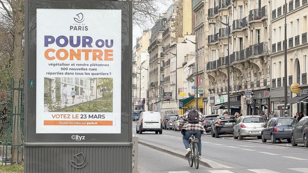 Mehrfach ließ Paris die Bewohner schon über Fragen zur Verkehrspolitik abstimmen. (Archivbild) Foto: Rachel Boßmeyer/dpa